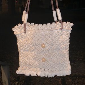 Knit handbag